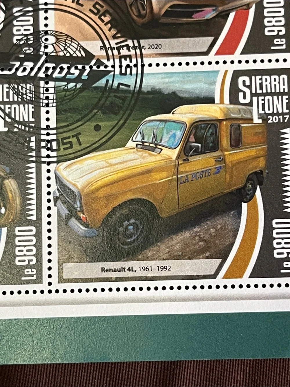 Commemorative Stamp Sheet - Multicolor